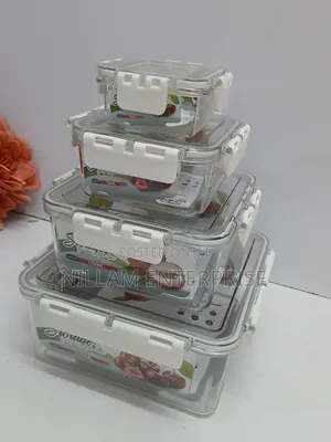 4 in 1 Transparent Airtight Pantry Boxes*