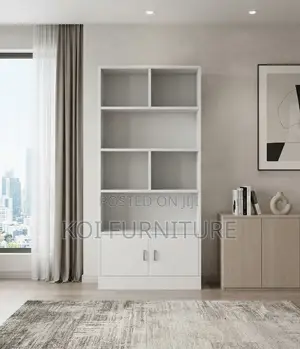 Office Cabinet; Multi Shelf Wooden Book Storage Cabinet