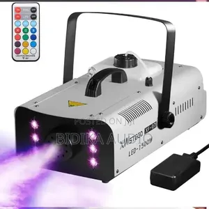 Fog Machine 1500 Watt With 6 Led Lights