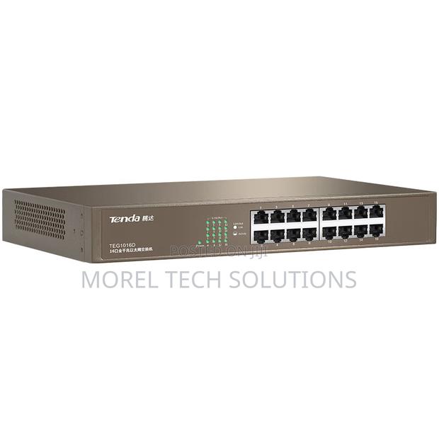 Tenda 16-Port GB Ethernet SwitchMbps Unmanaged LAN Hub - thumbnail 3