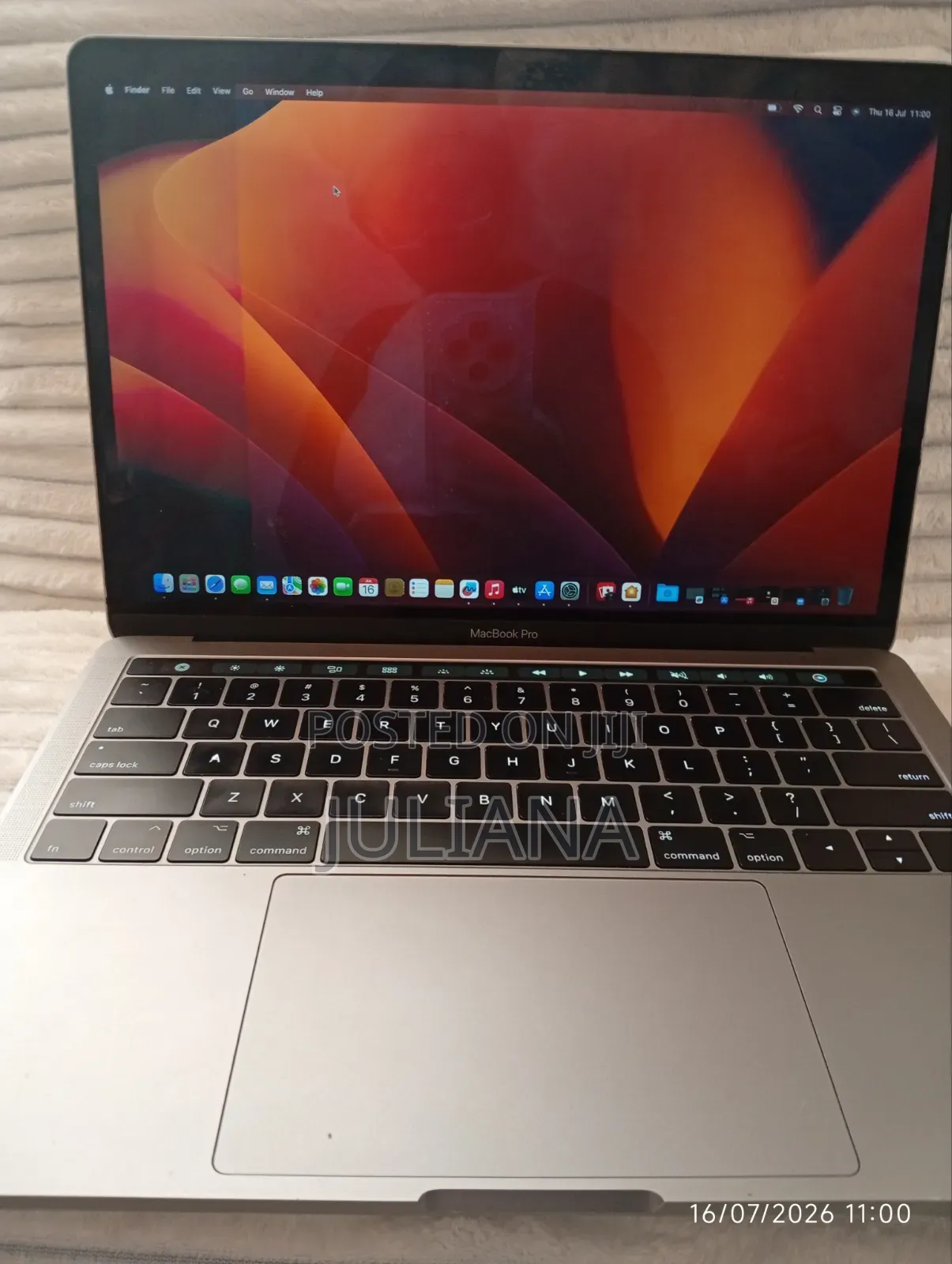 Laptop Apple MacBook Pro 2019 16GB Intel Core i5 SSD 128GB