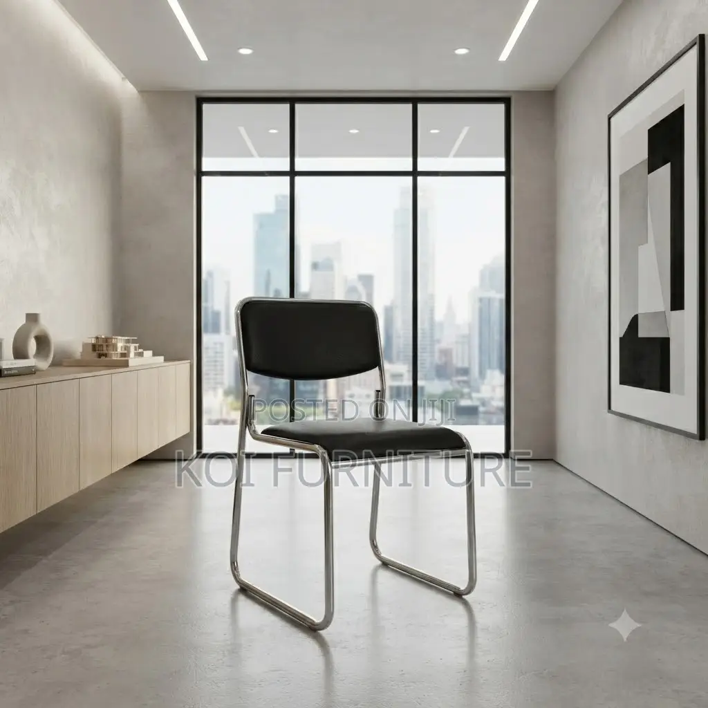 Office Chair; Catalina Bow-Shaped Ergonomic Leather Chair