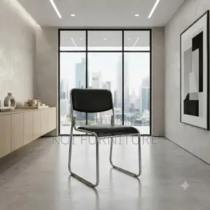 Office Chair; Catalina Bow-Shaped Ergonomic Leather Chair