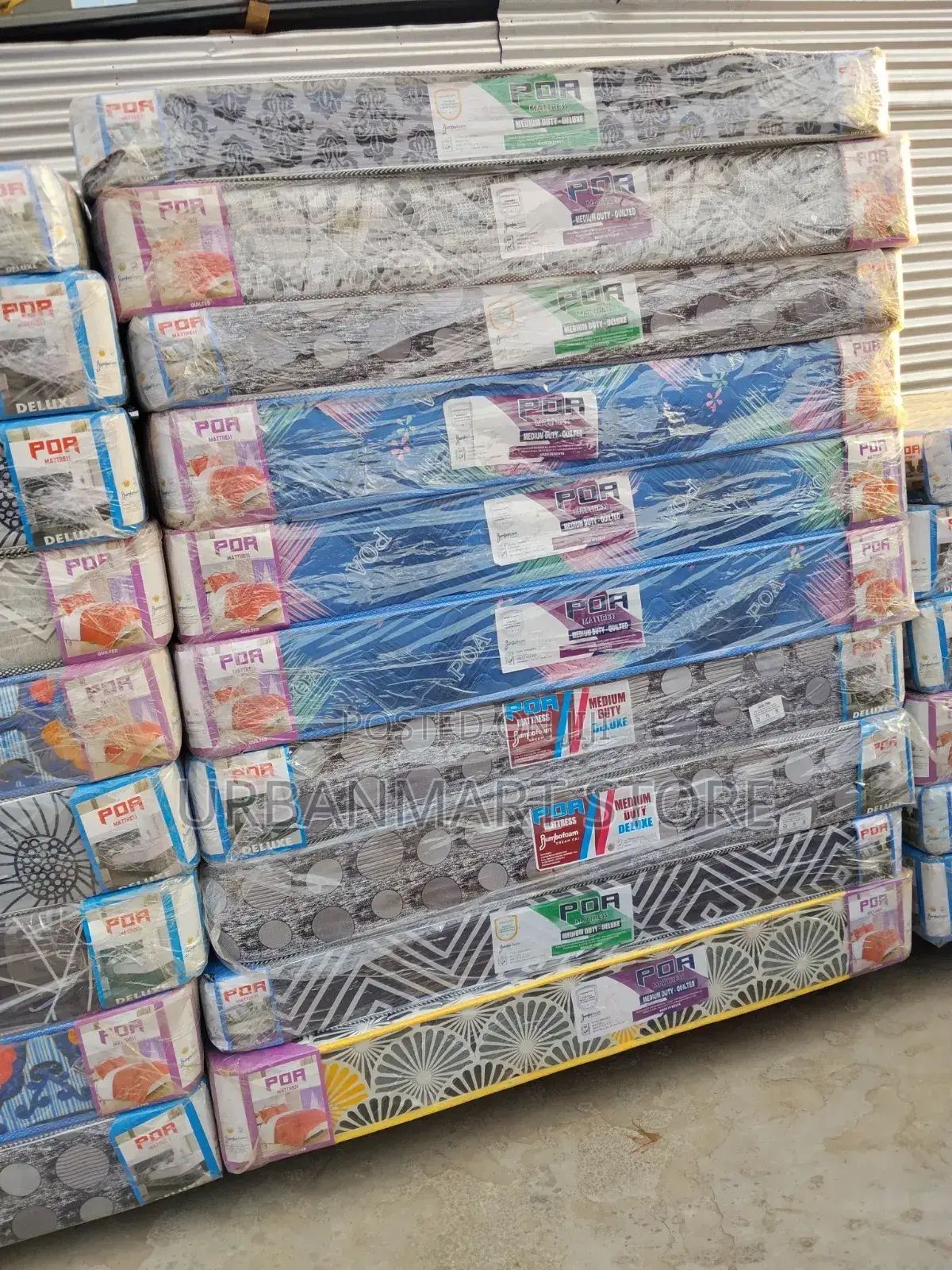 Quilted Jumbo Poa Non Sinking Mattress 5 by 6, 8 Inches