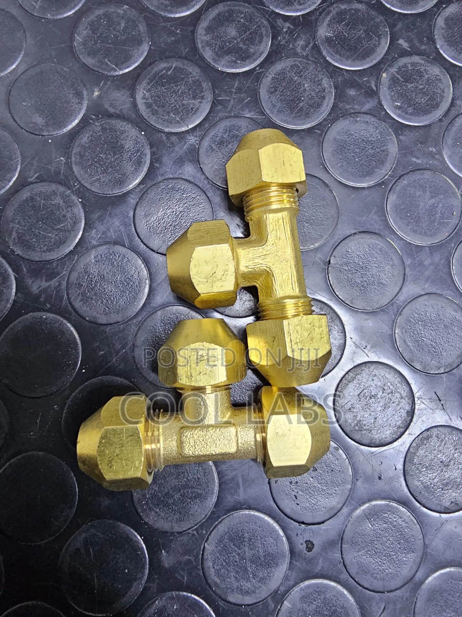 Brass 3-Way Barbed Tee Hose Connector 6mm 8mm LPG Gas Hose Tee