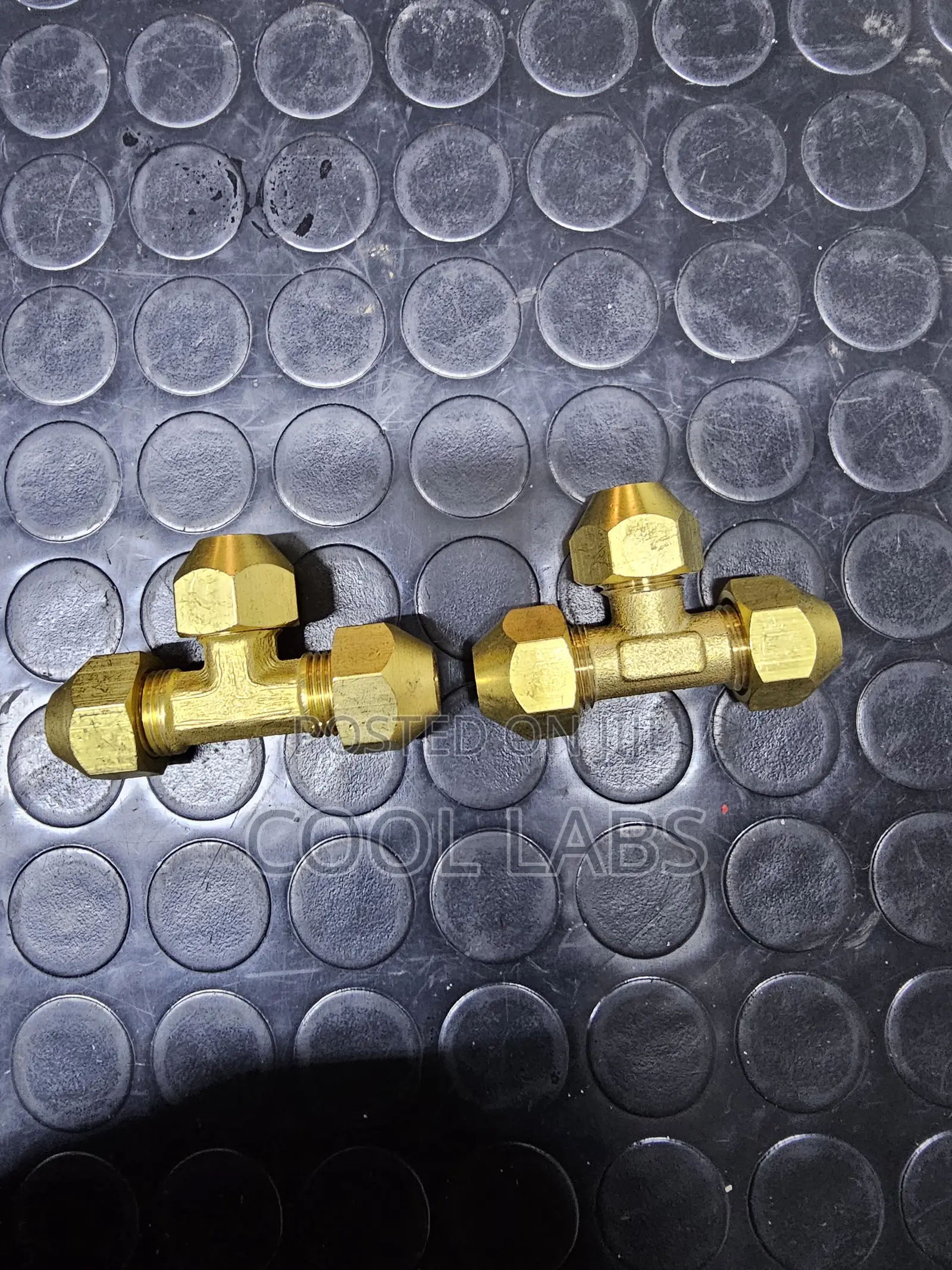 Brass 3-Way Barbed Tee Hose Connector 6mm 8mm LPG Gas Hose Tee