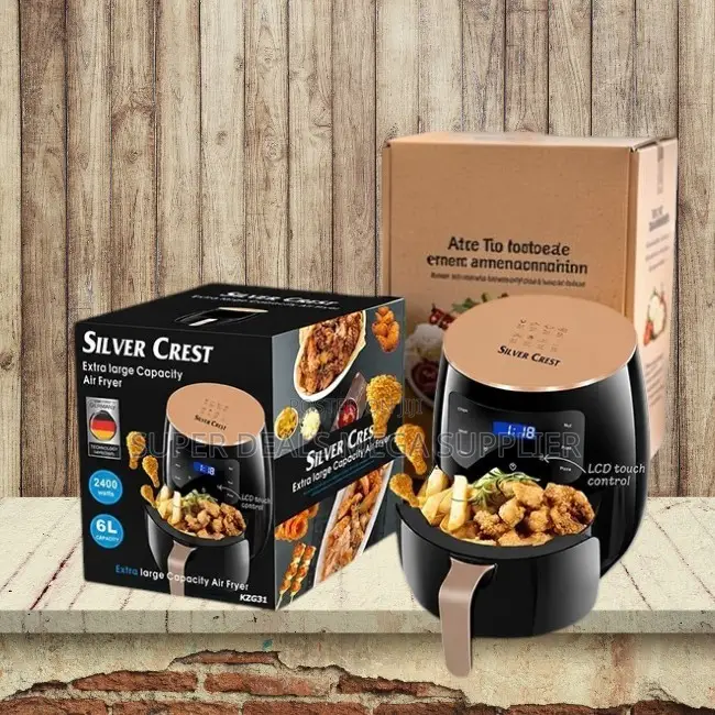 Kitchen-Essential Silver Crest 4/5/6/8l Touch Screen Digital Air Fryer