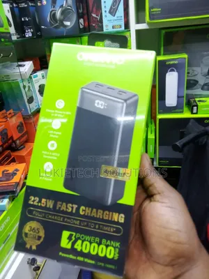 Oraimo Powerbank 40000mah 22.5 Watts Led Display 5 Ports Fast Charge