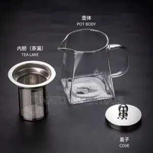 950ml Glass Teapot With Stainless Steel Infuser
