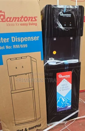 Ramtons Black Hot Normal Standing Water Dispenser