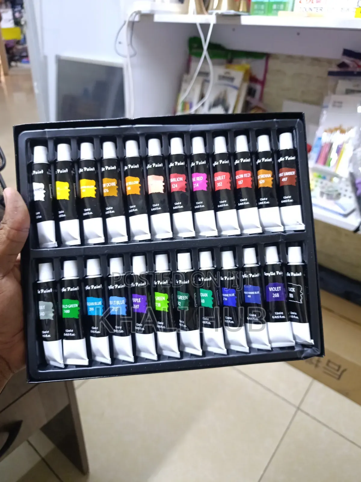 Acrylic Paint 24 Tubes Acrylic Paint Set – Rich Pigment Art Paints