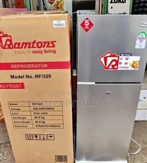 Ramtons Refrigerator 196 Litres RF/239 196L No Frost Double Door Fridg