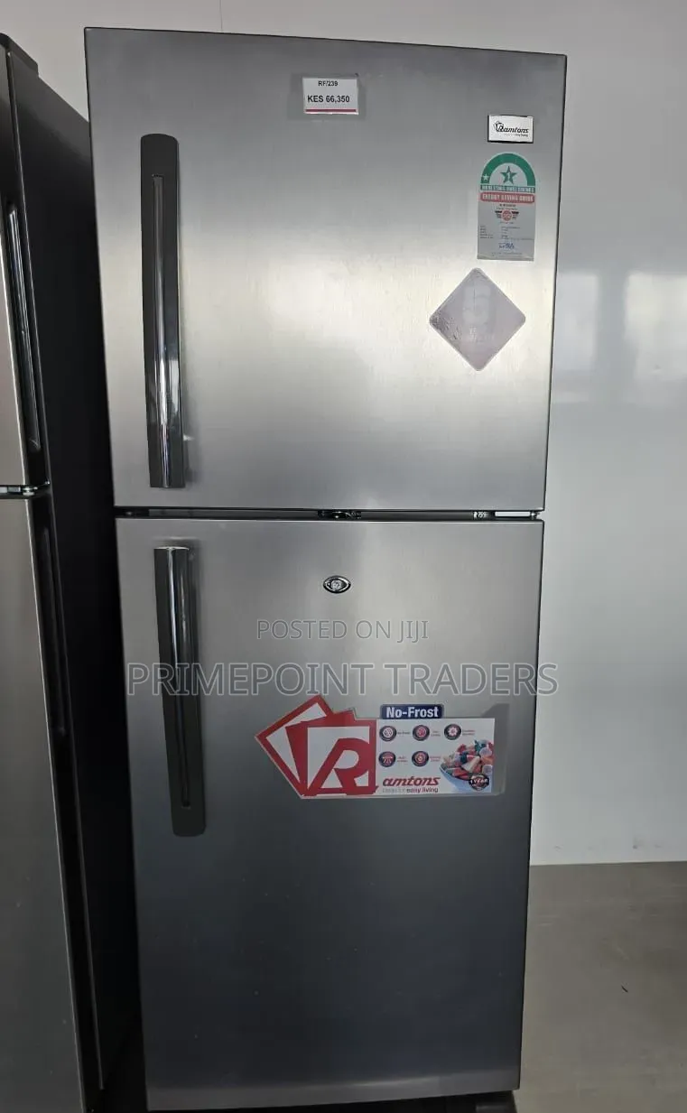 Ramtons Refrigerator 196 Litres RF/239 196L No Frost Double Door Fridg