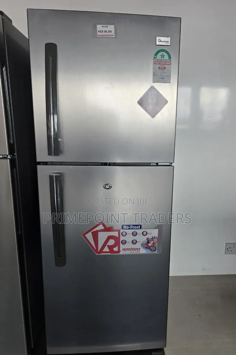 Ramtons Refrigerator 196 Litrs No Frost Double Door Fridge