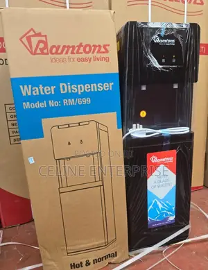 Black Ramtons Hot and Normal Standing Water Dispenser