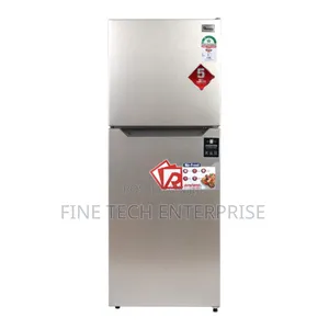 Ramtons RF/239-196 Litres Double Door No Frost Fridge-Silver .