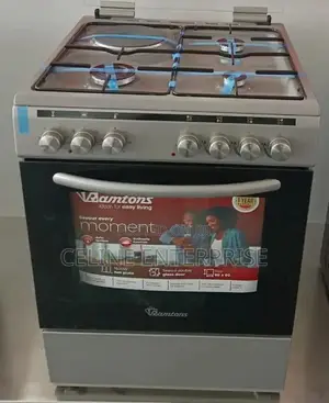 50*55 Ramtons 3G+1E SILVER Standing COOKER