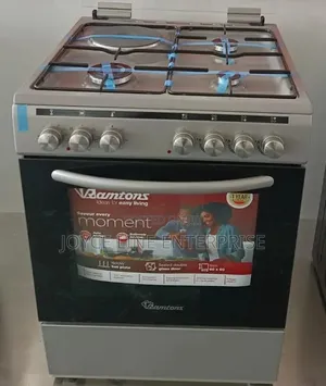 50*55 Ramtons 3G+1E SILVER Standing COOKER