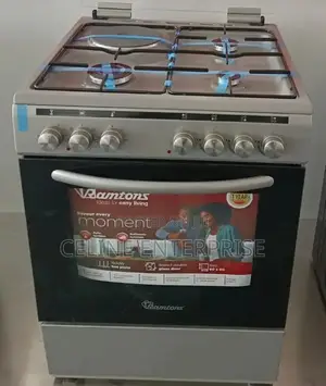 50*55 Ramtons 3G+1E SILVER Standing COOKER