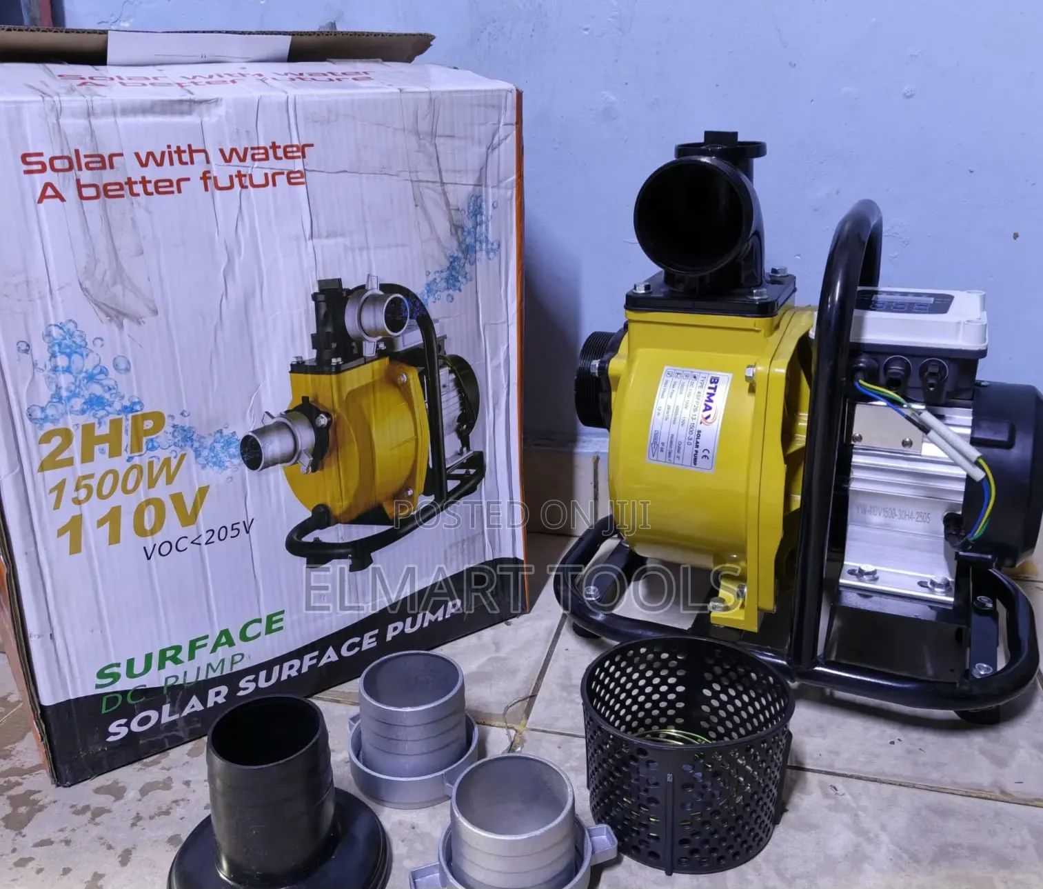 1500w Dc Water Pump/2hp Solar Surface Pump
