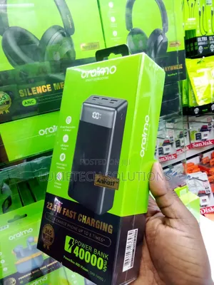 40000mah Oraimo Powerbank, Original Powerbank With LED Power Display