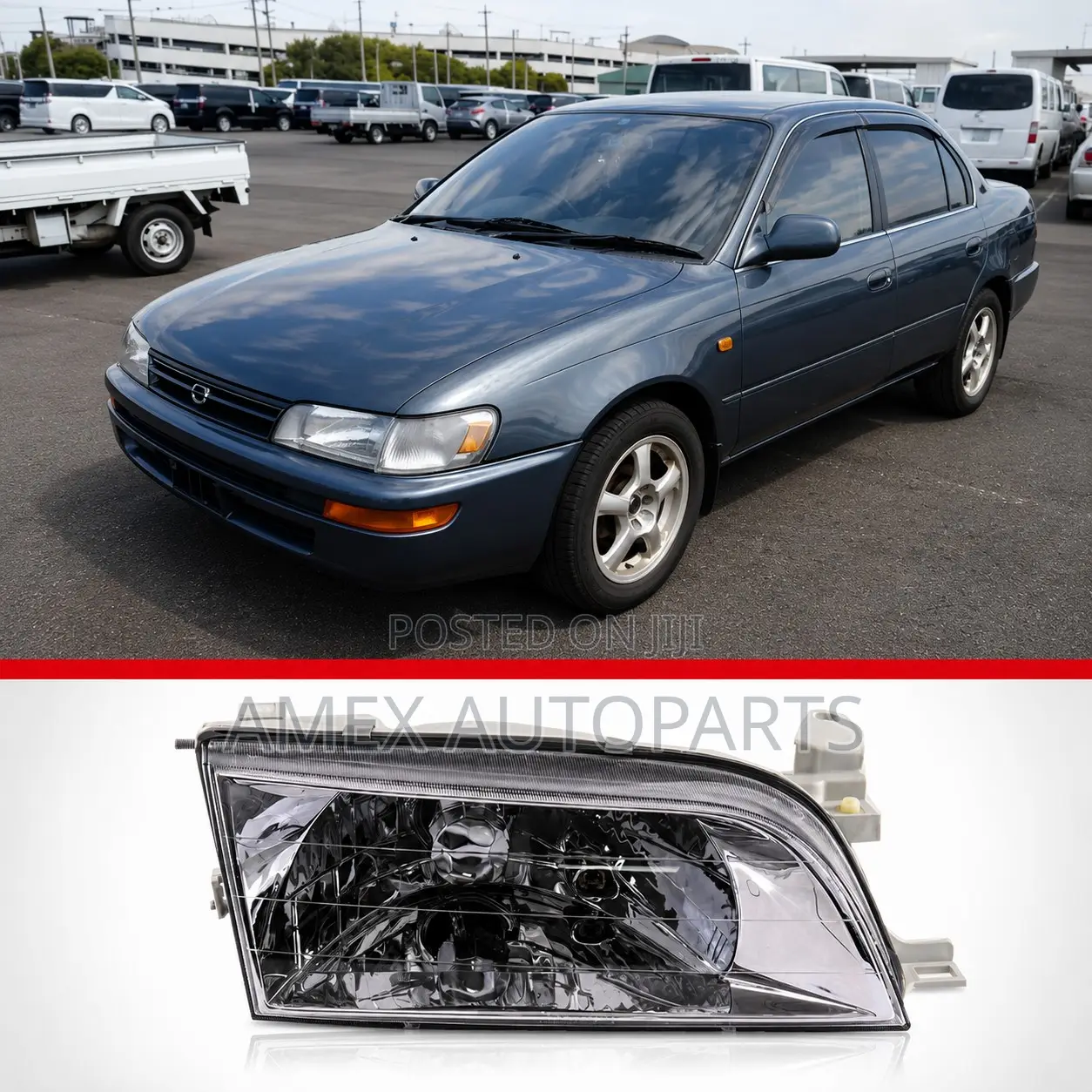 Head Lamp Toyota Corolla Ae100 Clear 1992 - 1994