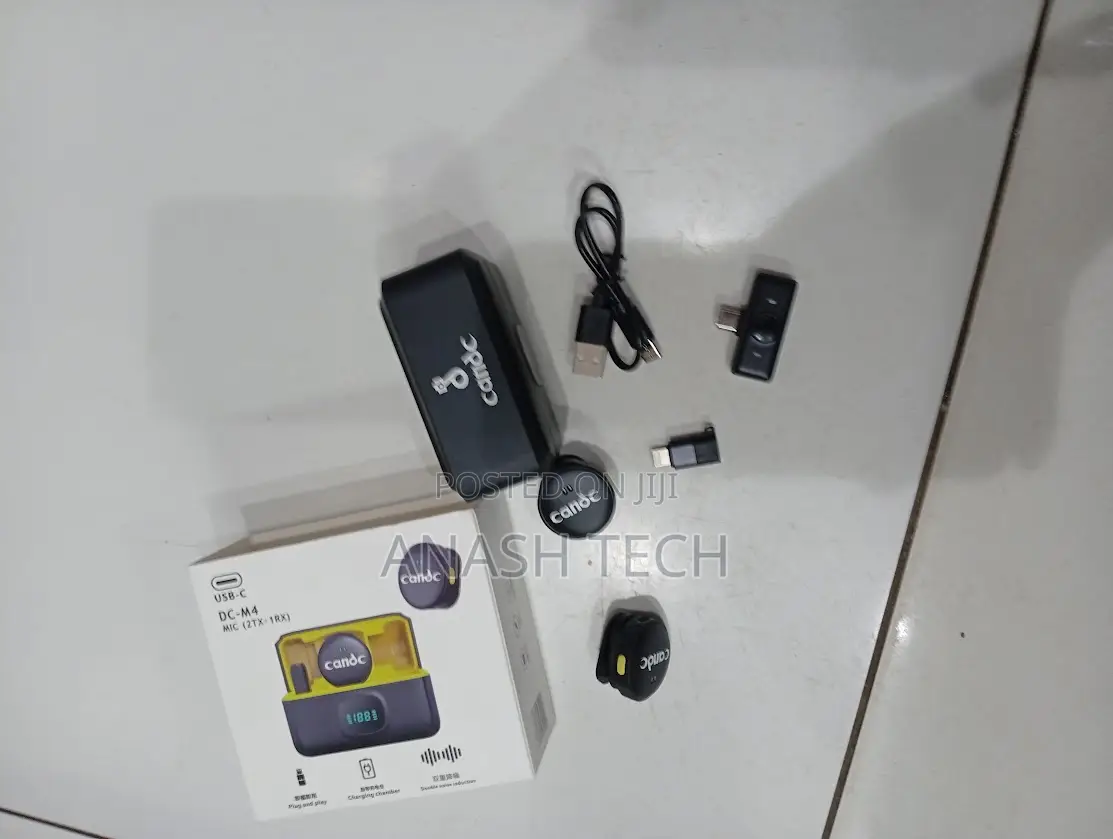 M4 C C Dual Wireless Lavalier Microphone With Noise Reduction