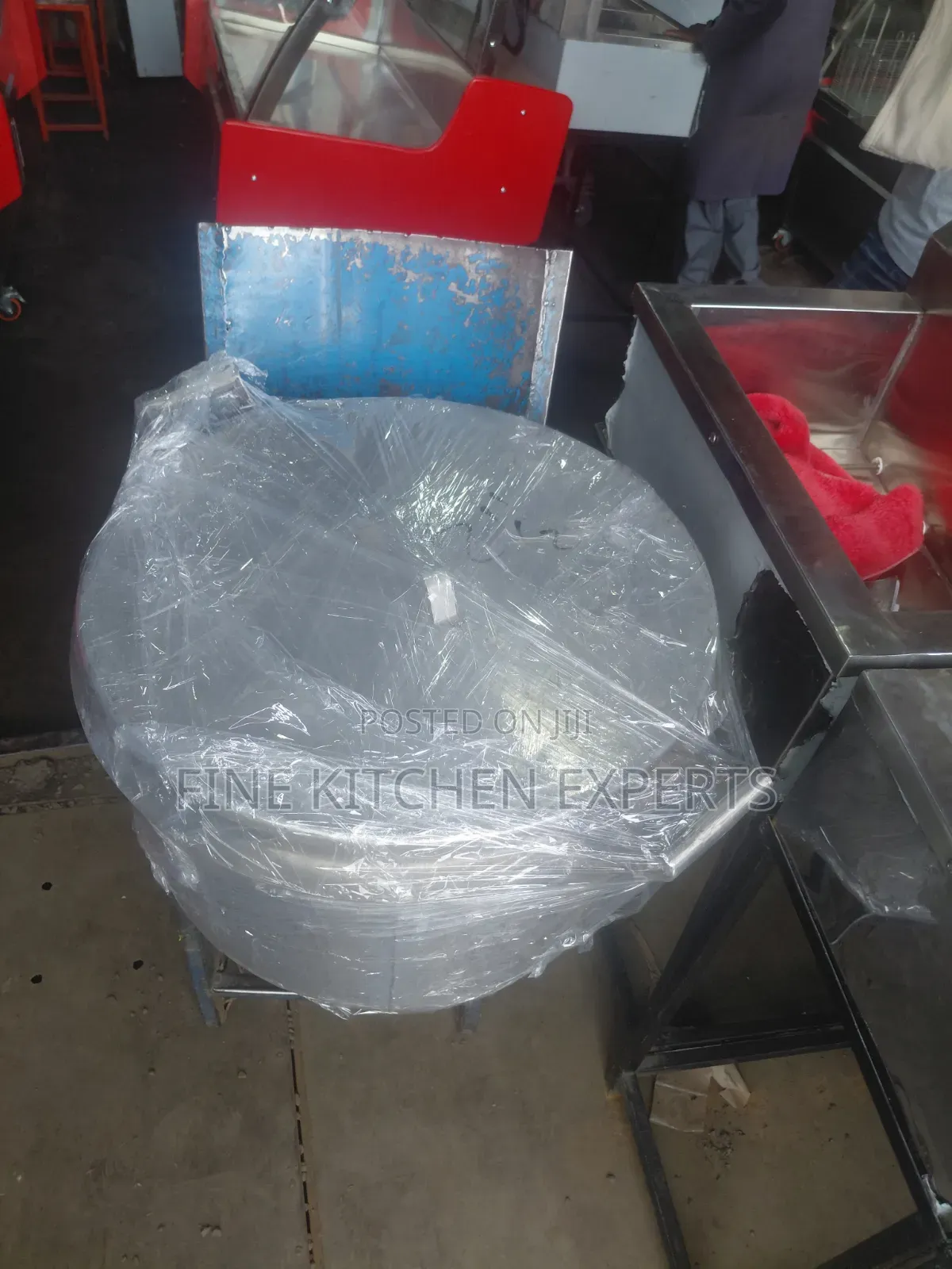 Stainless Steel Commercial Sufuria.