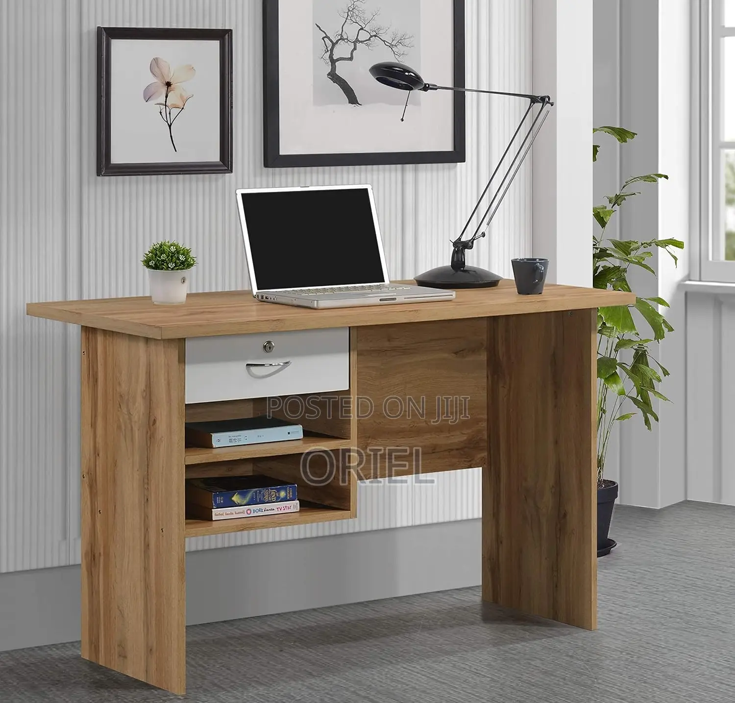 Office Desk : 1.2M Study Desk With 3-Drawers