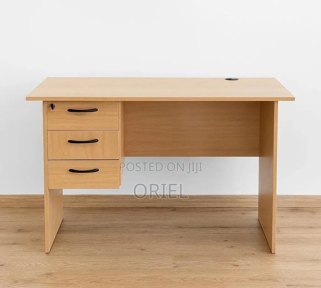 Office Desk : 1.2M Study Desk With 3-Drawers