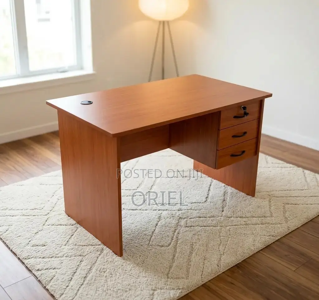 Office Desk : 1.2M Study Desk With 3-Drawers