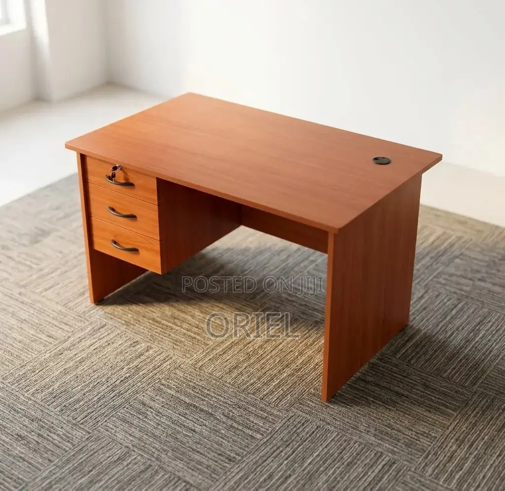 Office Desk : 1.2M Study Desk With 3-Drawers