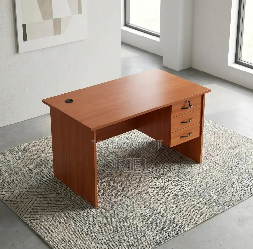 Office Desk : 1.2M Study Desk With 3-Drawers