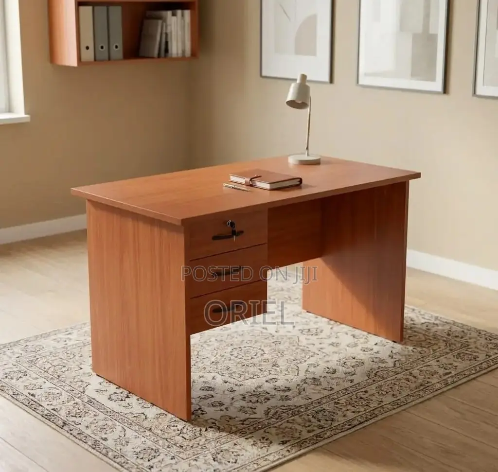 Office Desk : 1.2M Study Desk With 3-Drawers