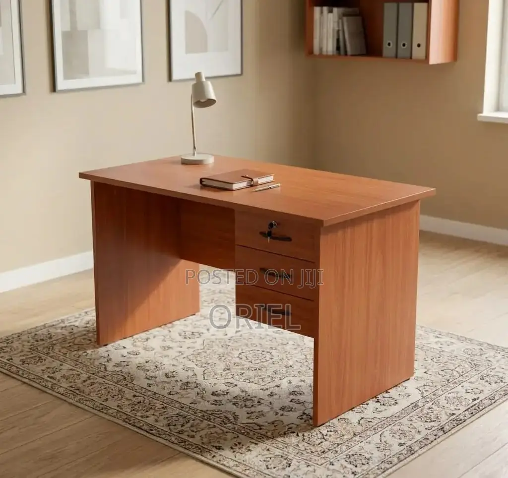 Office Desk : 1.2M Study Desk With 3-Drawers