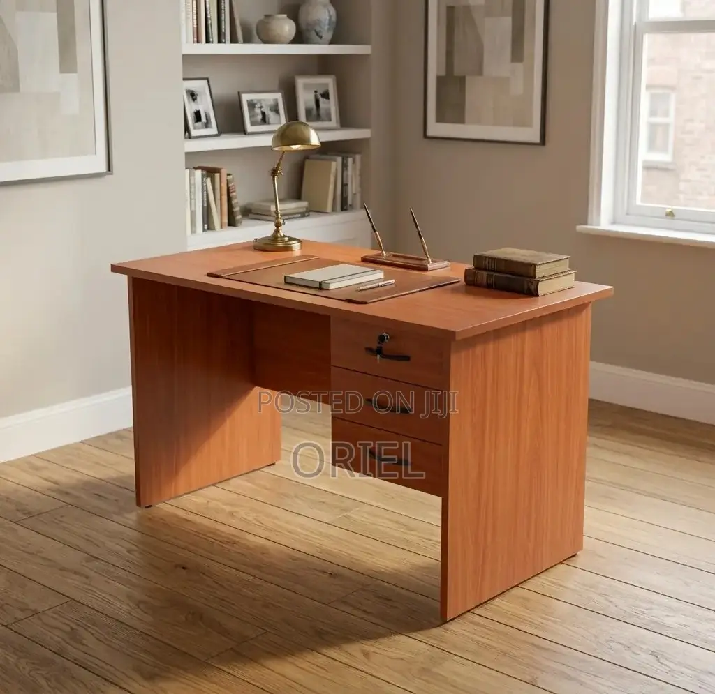 Office Desk : 1.2M Study Desk With 3-Drawers