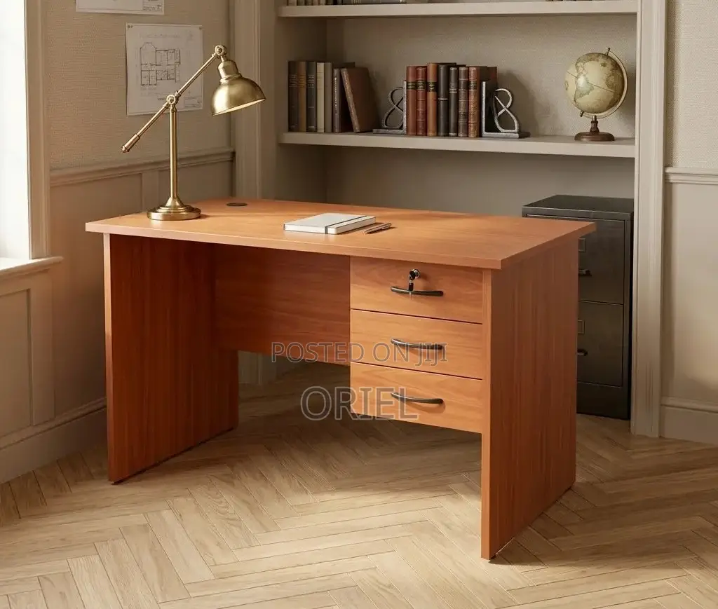 Office Desk : 1.2M Study Desk With 3-Drawers