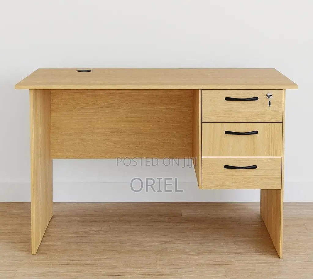 Office Desk : 1.2M Study Desk With 3-Drawers