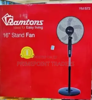 Ramtons Standing Fan Stylish, Durable Energy-Efficient Stand Fan
