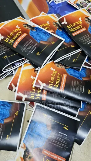 Funeral Program Eulogy Booklet Printing