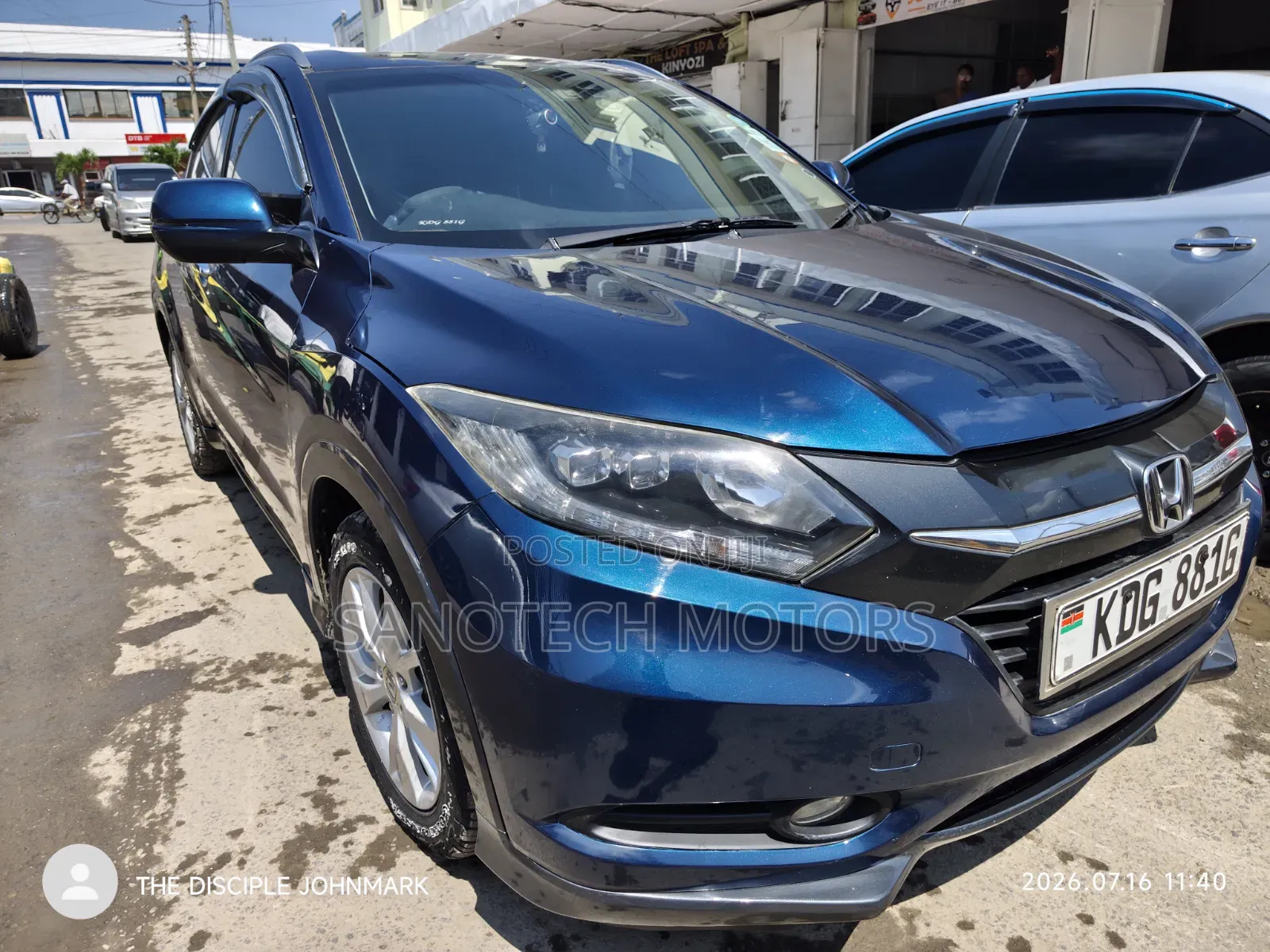 Honda Vezel 2015 Blue