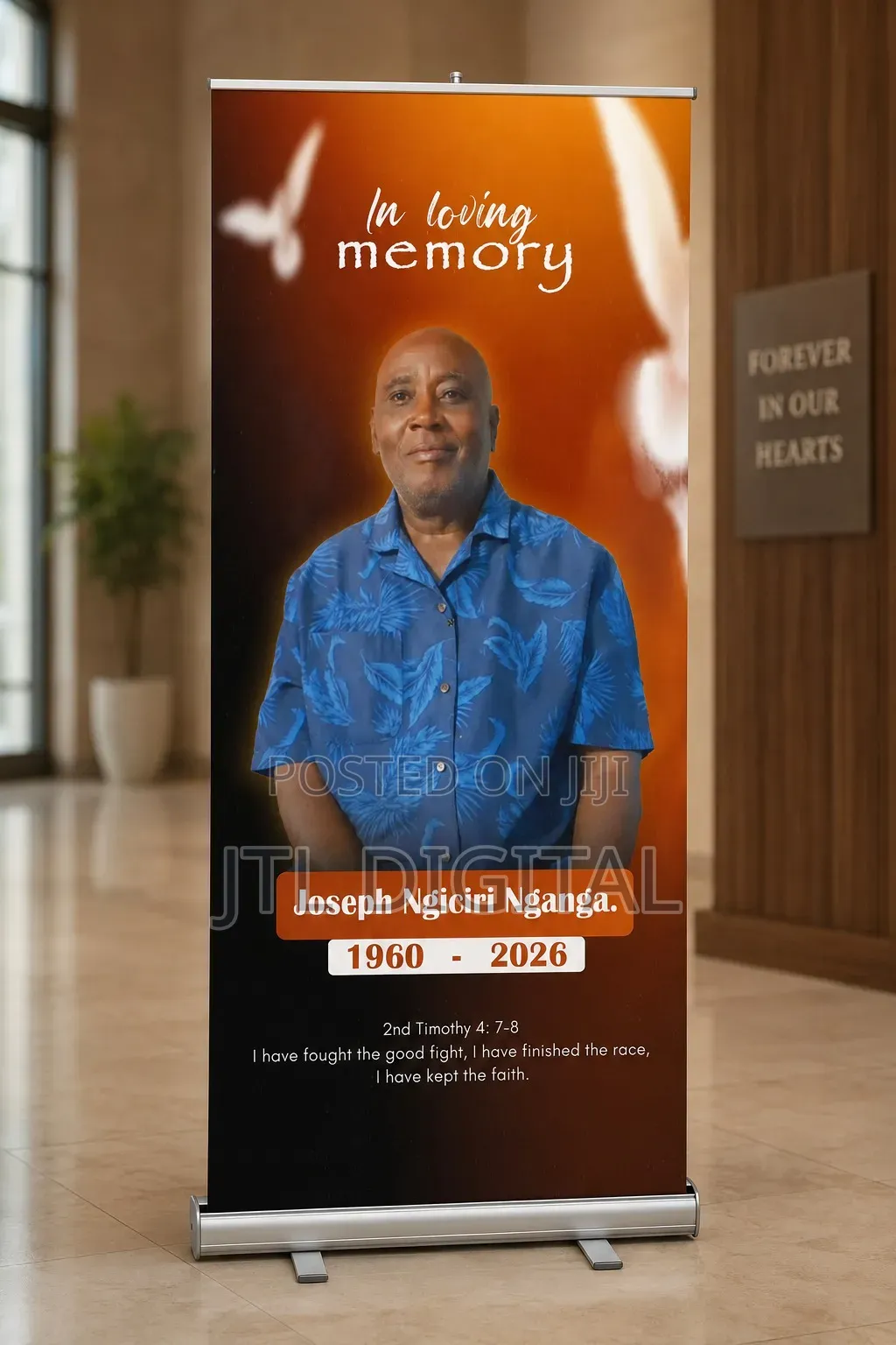 High-Quality Memorial Rollup Printing