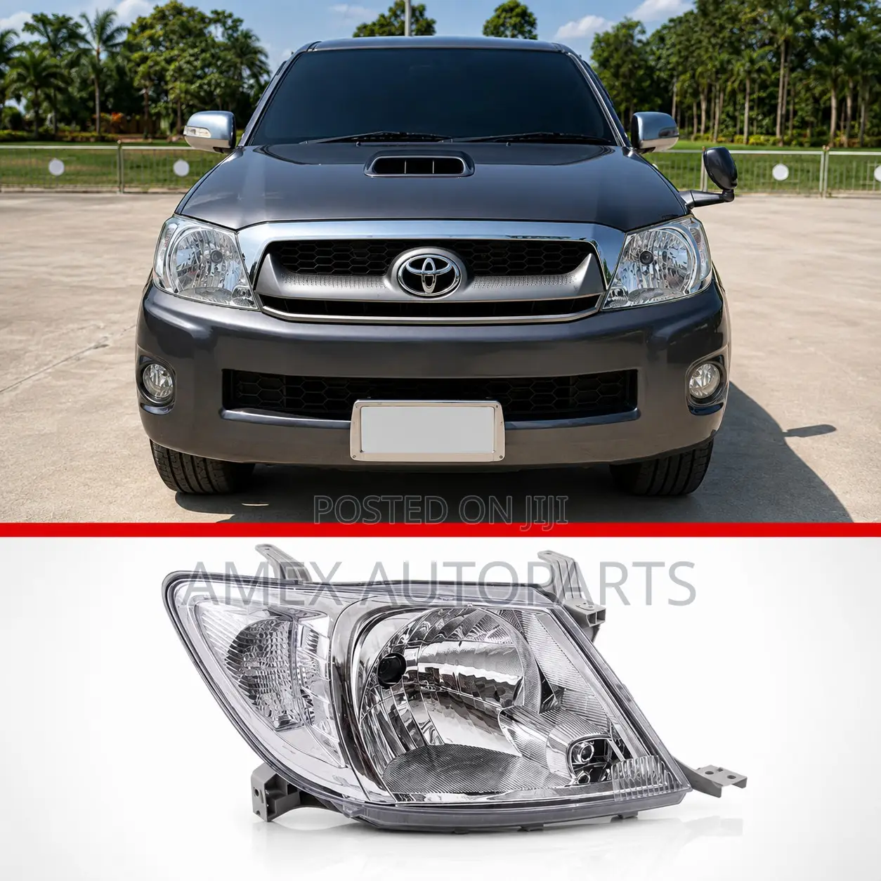 Head Lamp Toyota Hilux Vigo 2008 - 2010 Clear