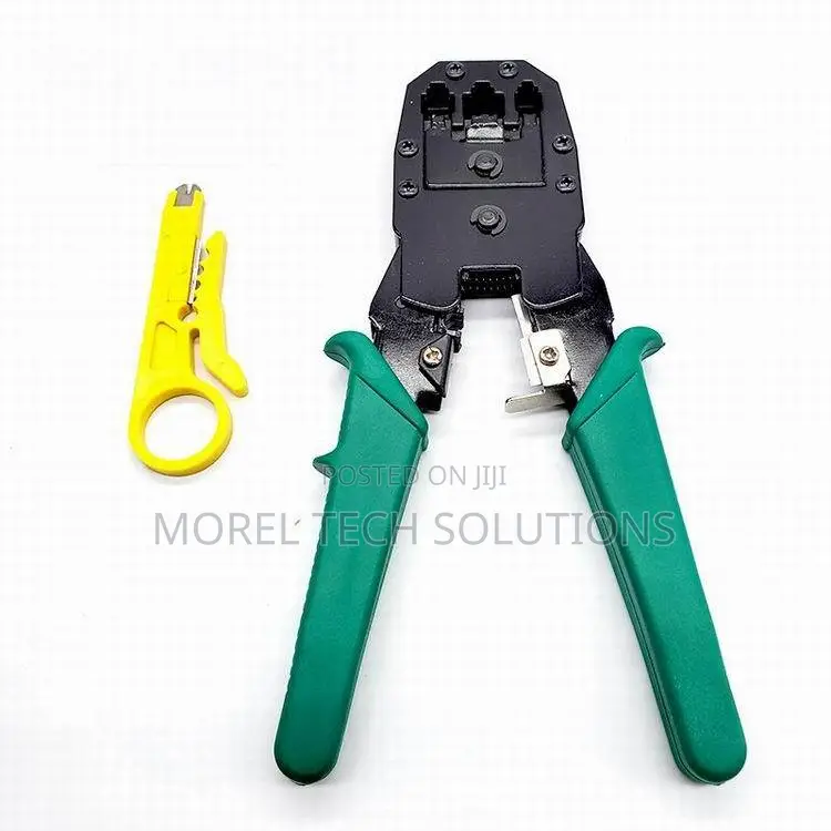 3-in-1 Heavy Duty Steel RJ45/RJ11/RJ12 Cable Crimping Tool Stripper