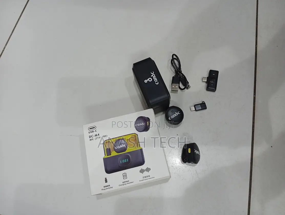 M4 CandC Wireless Lapel Microphone for Content Creators