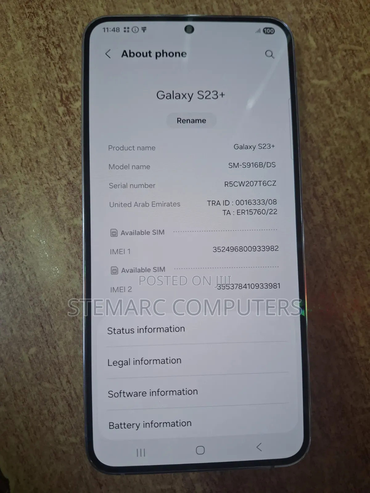 Samsung Galaxy S23+ 256 GB Pink