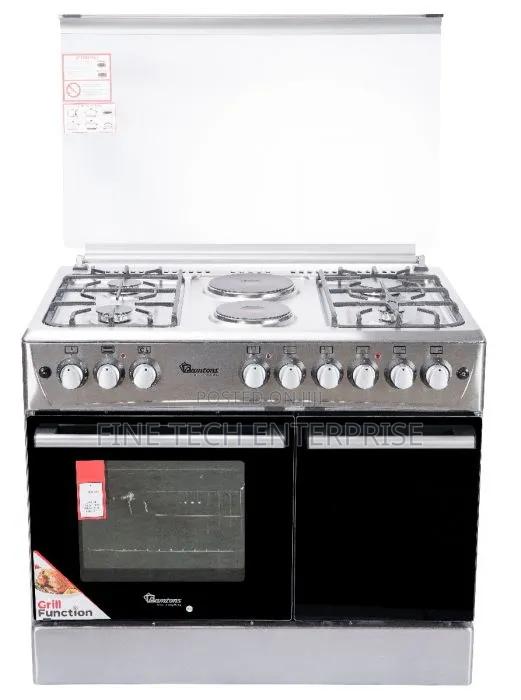 Ramtons RF/496- 60*90 Stainless Steel Cooker With Gas Compartment - thumbnail 2
