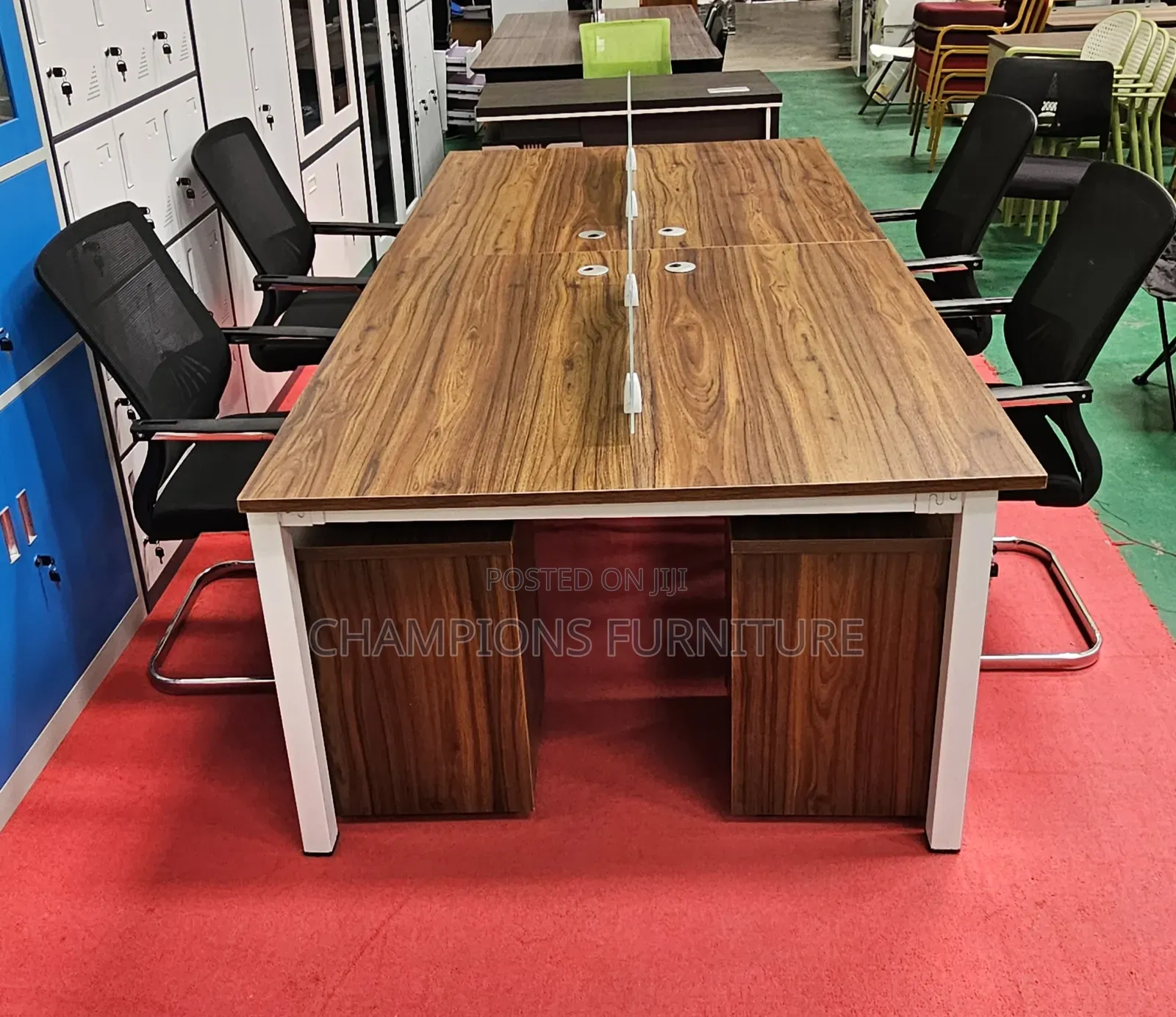 4-Way Open Plan Workstation