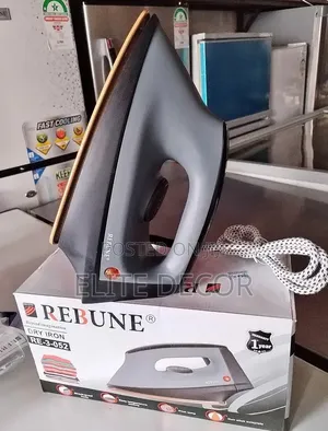 Rebune RE-3-052 Heavy Duty Dry Iron Box 1200W – Nonstick Sole Plate