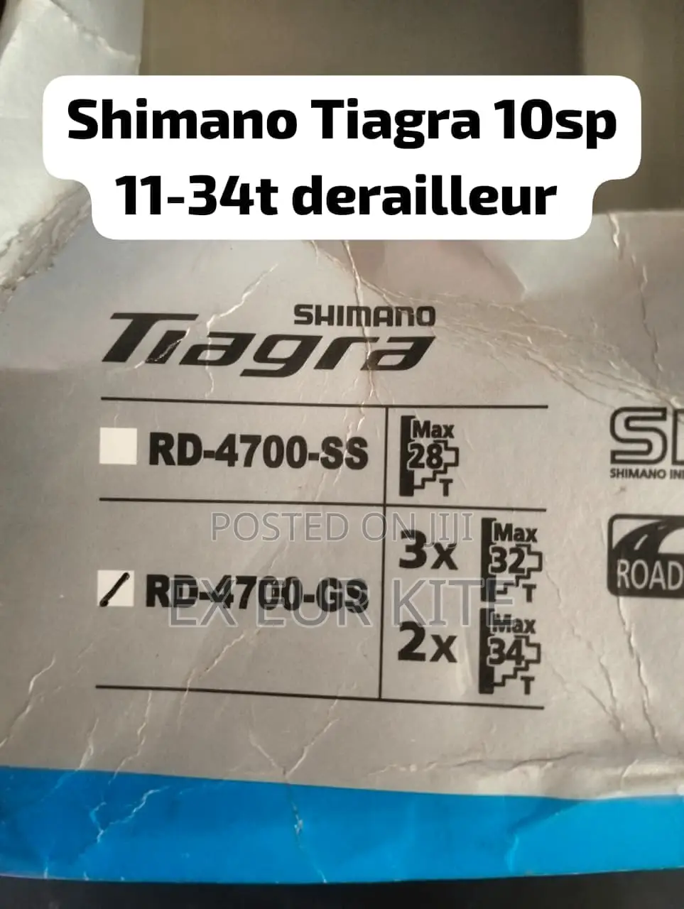 Shimano Tiagra Rd-4700 10- Speed Rear Derailleur Gs